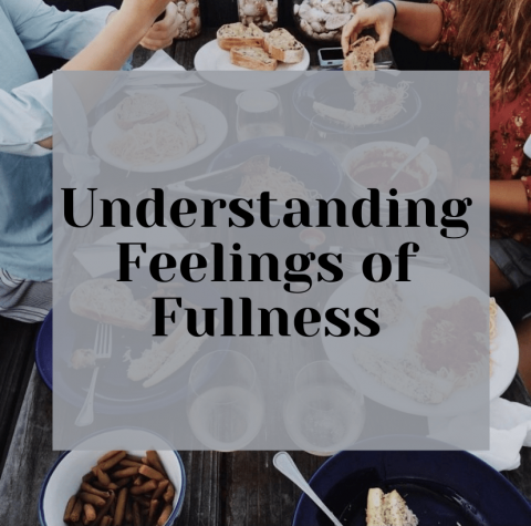 Feelings of fullness title infographic